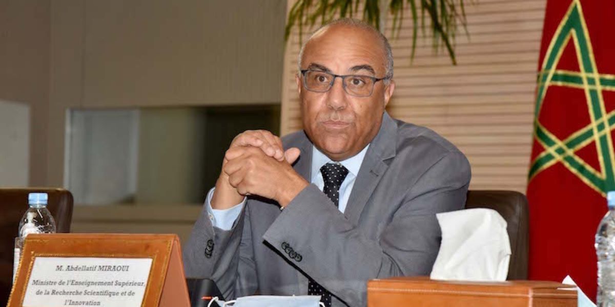 عبد اللطيف ميراوي وزير التعليم العالي والبحث العلمي والابتكار،