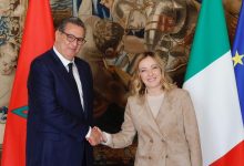 عزيز أخنوش رفقة رئيسة الوزراء الإيطالية جيورجيا ميلوني