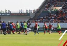 اشتباكات بين لاعبي المنتخب المغربي ولاعبي الكونغو الديمقراطية