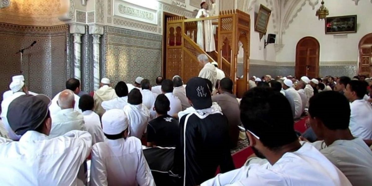 خطبة الجمعة بأحد مساجد المغرب